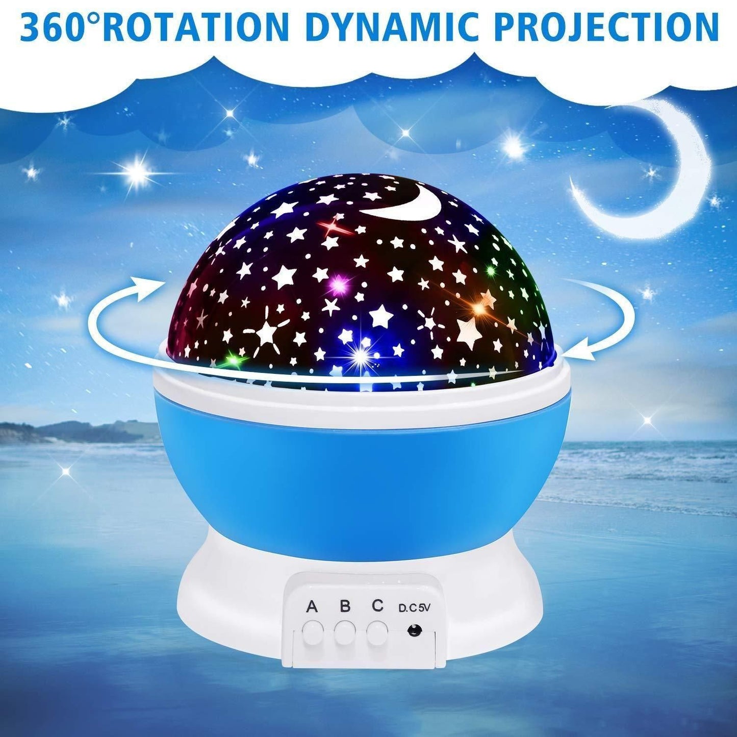 Galaxy Star Projector Night Lamp