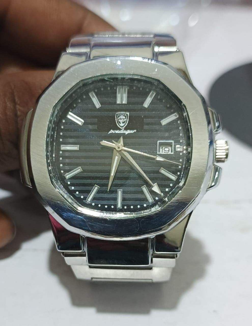 Luxury Stainless Steel Analog Watch