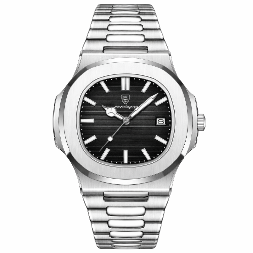 Luxury Stainless Steel Analog Watch